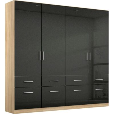 RAUCH Celle Eiche Sonoma Hochglanz Schrank - Schrank RAUCH Celle Eiche Sonoma Hochglanz Schrank - Schrank