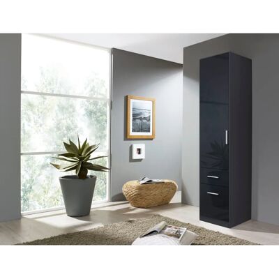 rauch BLUE Celle Kleiderschrank - Grau, 47cm breit, 210cm hoch, 54cm tief rauch BLUE Celle Kleiderschrank - Grau, 47cm breit, 210cm hoch, 54cm tief