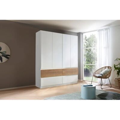 Rauch Winnipeg Kleiderschrank - 4 Türen, Grifflose, 181x56x210cm Rauch Winnipeg Kleiderschrank - 4 Türen, Grifflose, 181x56x210cm