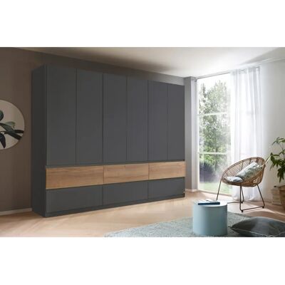 RAUCH Winnipeg Kleiderschrank - 6 Türen, 3 Regale, 6 Schubladen RAUCH Winnipeg Kleiderschrank - 6 Türen, 3 Regale, 6 Schubladen
