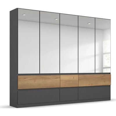 RAUCH Winnipeg Schrank - 5 Türen, Beleuchtung, 226x210x56cm RAUCH Winnipeg Schrank - 5 Türen, Beleuchtung, 226x210x56cm
