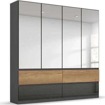 RAUCH Winnipeg Kleiderschrank - 4-Türen, LED, 181x56x210cm RAUCH Winnipeg Kleiderschrank - 4-Türen, LED, 181x56x210cm