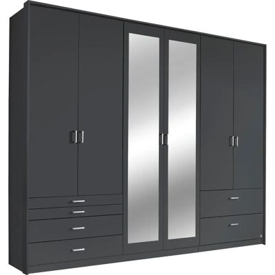RAUCH Wildberg Kleiderschrank - Grau - 275cm x 212cm x 58cm RAUCH Wildberg Kleiderschrank - Grau - 275cm x 212cm x 58cm