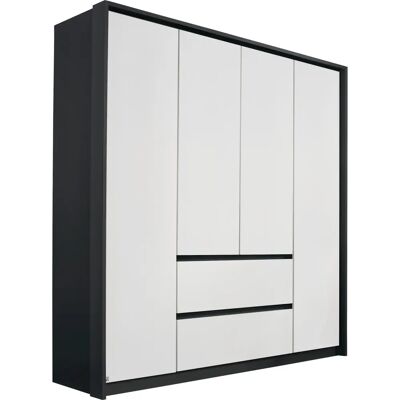 RAUCH Mainz mit Passepartout Drehtürenschrank - Langlebig, Made in Germany, 4-türig RAUCH Mainz mit Passepartout Drehtürenschrank - Langlebig, Made in Germany, 4-türig