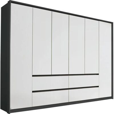 RAUCH Mainz Kleiderschrank - Modern, 6-türig, Grau RAUCH Mainz Kleiderschrank - Modern, 6-türig, Grau