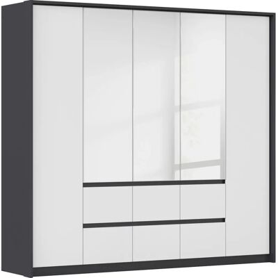 RAUCH Mainz Kleiderschrank - Spiegel, 5 Türen, 230x212x58 cm RAUCH Mainz Kleiderschrank - Spiegel, 5 Türen, 230x212x58 cm