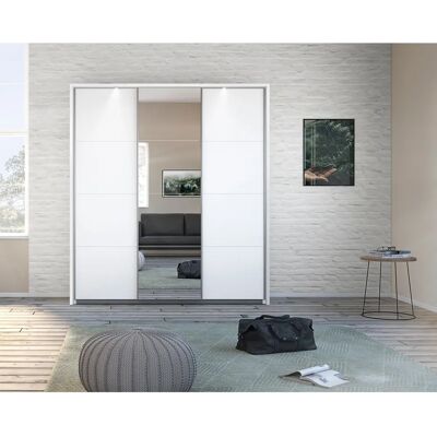 Rauch Toma Kleiderschrank - Verstellbare Regale & LED Rauch Toma Kleiderschrank - Verstellbare Regale & LED