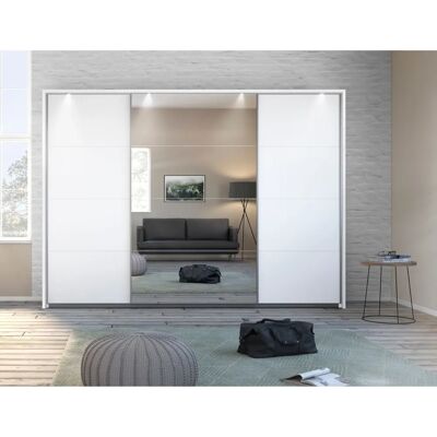 Rauch Toma Kleiderschrank - Schiebetüren, LED-Beleuchtung, Groß 323x214x64 cm Rauch Toma Kleiderschrank - Schiebetüren, LED-Beleuchtung, Groß 323x214x64 cm