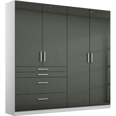 RAUCH Homburg Kleiderschrank - Moderner Hochglanz-Schrank RAUCH Homburg Kleiderschrank - Moderner Hochglanz-Schrank