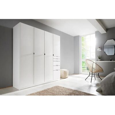 rauch Ontario Kleiderschrank - 4 Türen, Weiß, Holzwerkstoff - Schrank rauch Ontario Kleiderschrank - 4 Türen, Weiß, Holzwerkstoff - Schrank