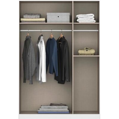 Rauch Ontario Kleiderschrank-Set - Weiß/Eiche Artisan - Schrank, Ecke, Schubladen Rauch Ontario Kleiderschrank-Set - Weiß/Eiche Artisan - Schrank, Ecke, Schubladen