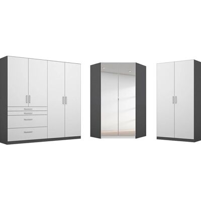 RAUCH Homburg Kleiderschrank-Set - Großes Modernes Schrank-System RAUCH Homburg Kleiderschrank-Set - Großes Modernes Schrank-System