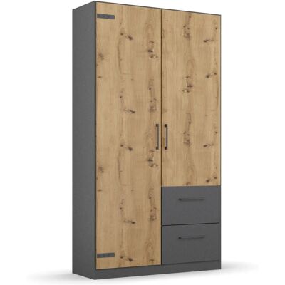 RAUCH Holmes Kleiderschrank - 2 Türen, Holzoptik, Made in Germany RAUCH Holmes Kleiderschrank - 2 Türen, Holzoptik, Made in Germany