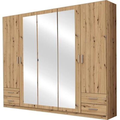 RAUCH Flexx Kleiderschrank - 5-türig, 225cm breit, 4 Schubladen - Made in Germany RAUCH Flexx Kleiderschrank - 5-türig, 225cm breit, 4 Schubladen - Made in Germany
