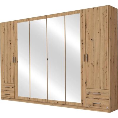 RAUCH Flexx Kleiderschrank - 6-türig, 270cm, Braun Eiche Artisan RAUCH Flexx Kleiderschrank - 6-türig, 270cm, Braun Eiche Artisan