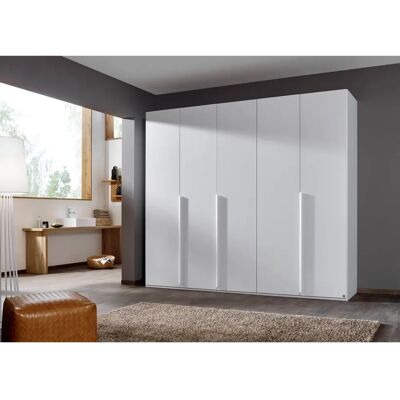 Rauch Purisma Kleiderschrank - Weiß, 5-türig, 251x60x223 cm Rauch Purisma Kleiderschrank - Weiß, 5-türig, 251x60x223 cm