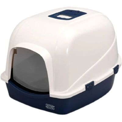 EBI Bernina Katzentoilette - 70x56x46cm - Dunkelblau - Katzenklo EBI Bernina Katzentoilette - 70x56x46cm - Dunkelblau - Katzenklo