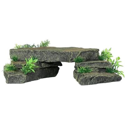 EBI Aqua Della Green Slate Bridge - Décoration d'aquarium - Publicité EBI Aqua Della Green Slate Bridge - Décoration d'aquarium - Publicité