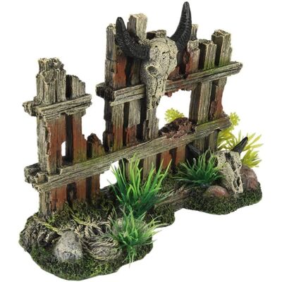 EBI Aqua Della Zaun mit Hörnern - Aquarium Dekoration EBI Aqua Della Zaun mit Hörnern - Aquarium Dekoration