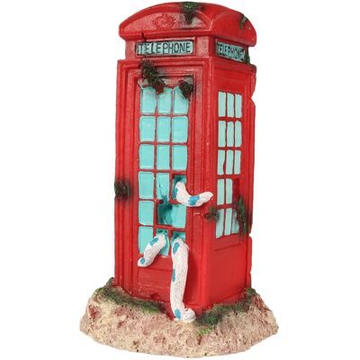 EBI Aqua Della - Phone Booth 1 - rot - Aquarium Decoration EBI Aqua Della - Phone Booth 1 - rot - Aquarium Decoration