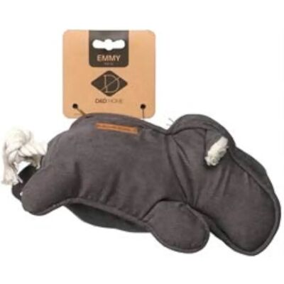 D&D; Home Dog Toy Emmy - Grau, 30x14cm, Corduroy D&D; Home Dog Toy Emmy - Grau, 30x14cm, Corduroy