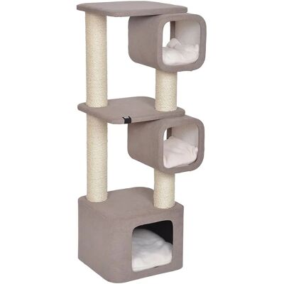 EBI Akita - 37x37x111 cm Bruine Kattenboom EBI Akita - 37x37x111 cm Bruine Kattenboom