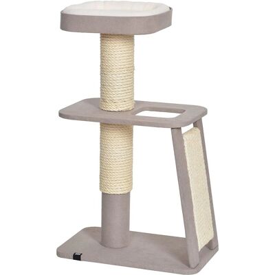 Arbre à chat EBI Miyato - Sisal - 56x36x92cm - 10.1kg - Marron - Pour chat - Publicité Arbre à chat EBI Miyato - Sisal - 56x36x92cm - 10.1kg - Marron - Pour chat - Publicité