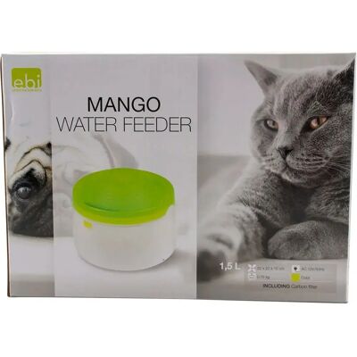Ebi Mango Trinkbrunnen - 1,5L, Grün, Automatisches System Ebi Mango Trinkbrunnen - 1,5L, Grün, Automatisches System