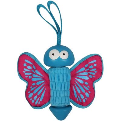 Coockoo Lilly Gummi-Schmetterling Pink Hundespielzeug - Hund Coockoo Lilly Gummi-Schmetterling Pink Hundespielzeug - Hund