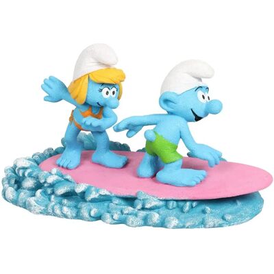 Decorazione dei Puffi Surf - Addobbo per Acquario Decorazione dei Puffi Surf - Addobbo per Acquario