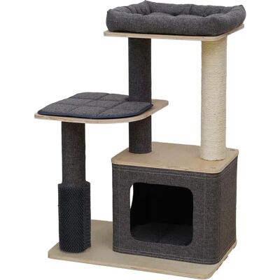 EBI Toledo Linnen Stof beige - Kattenboom EBI Toledo Linnen Stof beige - Kattenboom