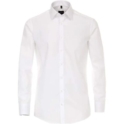 Venti Modern Fit Weiß Businesshemd - Hemd Venti Modern Fit Weiß Businesshemd - Hemd