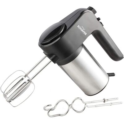 Schäfer IT-Systems - Handmixer 400W - Noir - 6 vitesses - Handmixer - Publicité Schäfer IT-Systems - Handmixer 400W - Noir - 6 vitesses - Handmixer - Publicité