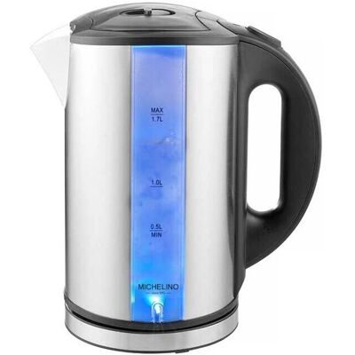MICHELINO - 74320 - 1.7L - Edelstahl - Elektrischer Wasserkocher MICHELINO - 74320 - 1.7L - Edelstahl - Elektrischer Wasserkocher
