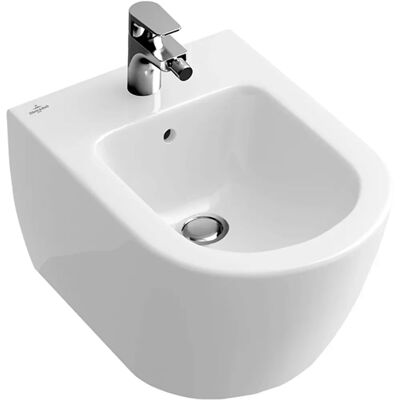 Villeroy & Boch Bidet Subway 2.0 - Vægmonteret, 375x565mm - Badeværelse Villeroy & Boch Bidet Subway 2.0 - Vægmonteret, 375x565mm - Badeværelse