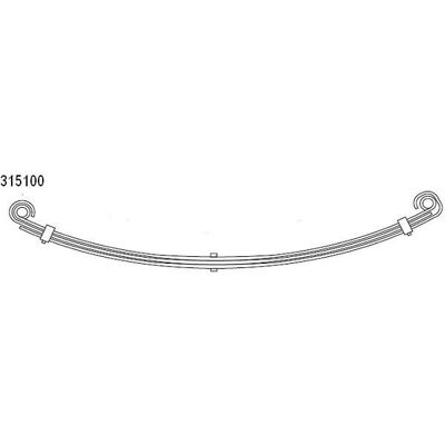 Mercedes-Benz Molla Parabolica - Asse Anteriore Mercedes-Benz Molla Parabolica - Asse Anteriore