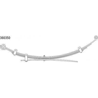 CS Germany Pacco Molle a Foglio - Molla a foglio per Mitsubishi L200 - Garanzia 2 Anni CS Germany Pacco Molle a Foglio - Molla a foglio per Mitsubishi L200 - Garanzia 2 Anni