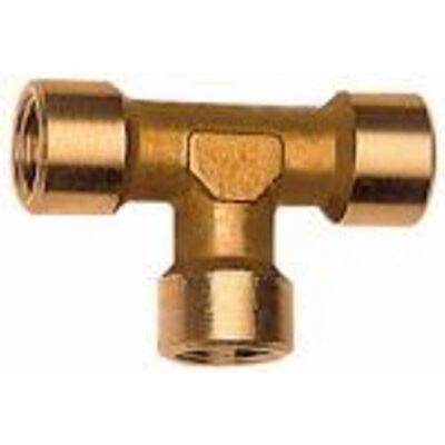 Riegler G 1 Conector en T de Latón 3 Vías Femenino Riegler G 1 Conector en T de Latón 3 Vías Femenino