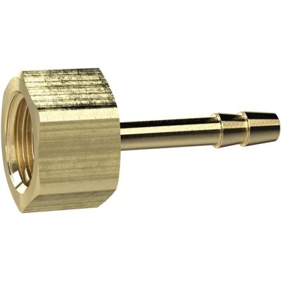 Riegler Messing G1/2 Anschluss - Zylindrisch, 8mm Schlauch, 25mm Länge Riegler Messing G1/2 Anschluss - Zylindrisch, 8mm Schlauch, 25mm Länge