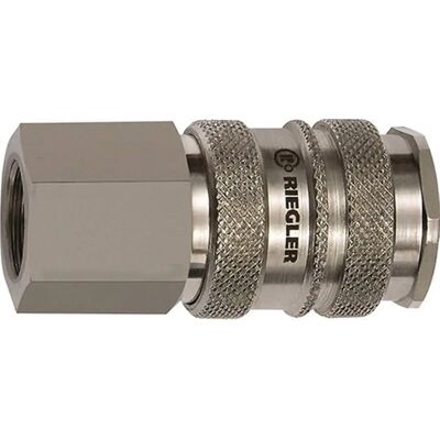 Riegler Schnellverschlusskupplung G 3/8 - Pneumatik Riegler Schnellverschlusskupplung G 3/8 - Pneumatik
