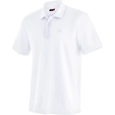 Maier Sports Ulrich Weiß Polo - Funktionelles Outdoor-Shirt Maier Sports Ulrich Weiß Polo - Funktionelles Outdoor-Shirt