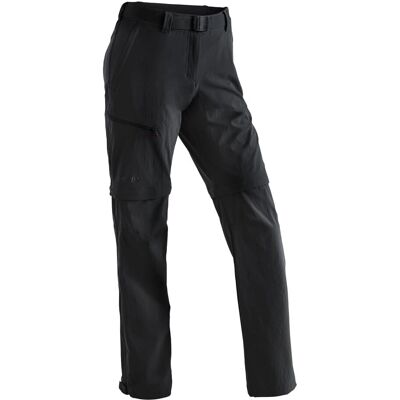 Maier Sports Nata - Funktionale Wanderhose mit Zip-off Bermuda, schwarz Maier Sports Nata - Funktionale Wanderhose mit Zip-off Bermuda, schwarz