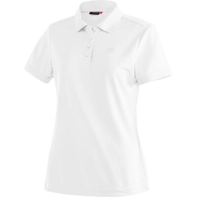 Maier Sports Ulrike Blanc - Polo en piqué pour femme Maier Sports Ulrike Blanc - Polo en piqué pour femme