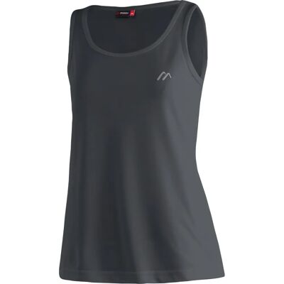 Maier Sports Petra Women's Black Sports Top - Breathable, Quick-Drying, Comfortable Maier Sports Petra Women's Black Sports Top - Breathable, Quick-Drying, Comfortable