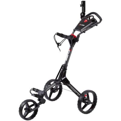 CUBE - Push Trolley - Charcoal/Black - 72cm - Golf Push Cart CUBE - Push Trolley - Charcoal/Black - 72cm - Golf Push Cart
