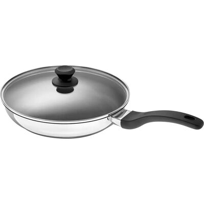 Rohe Germany Tavola Poêle 28cm avec Couvercle - Acier Inoxydable Durable Rohe Germany Tavola Poêle 28cm avec Couvercle - Acier Inoxydable Durable
