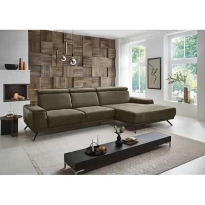 DIE PLANBAR Olive L-Form Sofa - Vintage-Optik, elektrisch verstellbar DIE PLANBAR Olive L-Form Sofa - Vintage-Optik, elektrisch verstellbar