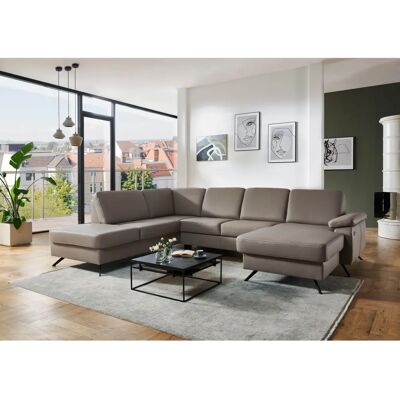 DIE PLANBAR U-Form Leder-Couch - Sofa DIE PLANBAR U-Form Leder-Couch - Sofa