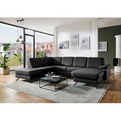 DIE PLANBAR U-Form Leder-Sofa - Wohnzimmer DIE PLANBAR U-Form Leder-Sofa - Wohnzimmer