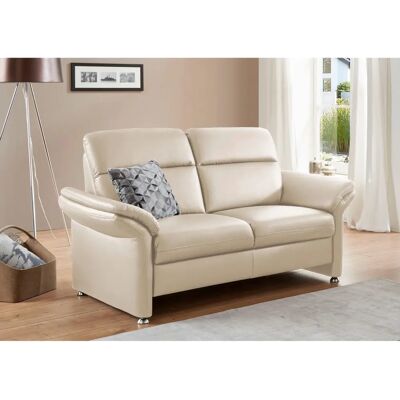 DIE PLANBAR 2-Sitzer Sofa - Echtleder, Beige, Modern DIE PLANBAR 2-Sitzer Sofa - Echtleder, Beige, Modern